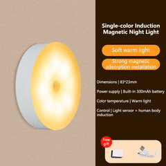 Intelligent Sensing Night Light LED Night Light with Digital Sensor Head Magnetic Suction Wireless-Use Eye Protect Night Lamp