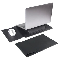 Portable 13 15 inch Adjustable Stand Laptop Sleeve with Mouse Pad Ultra Thin Tablet Case Portable Shockproof for HP/Dell/Surface