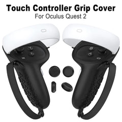 VR Protective Cover Elite Strap Head Strap Touch Controller Shell Case With Strap Handle Grip For Oculus Quest 2 Accessories