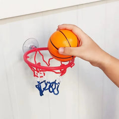 Kid Indoor Mini Basketball Hoop Set with Suction Cup Wall Hanging Home Sports Game Children's Exercise Fun Basket Ball Hoops Kit