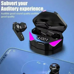 TWS Gaming Earbuds Wireless Bluetooth Earphones With Mic Bass Audio Sound Positioning 9D Stereo Music HiFi Headset For phones
