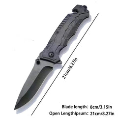 Multi functional outdoor camping knife, portable folding knife, sharp knife, suitable for outdoor camping Kitchen Fruit Knife Gi