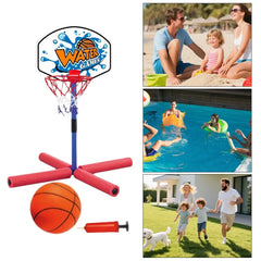 Kids Basketball Hoop Interactive Fun Floating Entertainment Toy Pool Basketball Hoop Toy For Parents Children Kids Family Yard