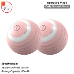 iLMH 1/2 PCS Cat Interactive Ball Toy Automatic Rolling Ball Faux Tail Rechargeable Smart Pet Electric Toy Pet Toy Imitate Mouse