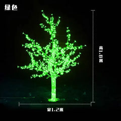 Cherry Blossom LED Christmas Tree Lights 480/576pcs Set 1.5m/5ft Height Indoor And Outdoor Decorative Lighting