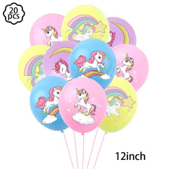 Rainbow Unicorn Balloon Unicorn Party Decor Supplies Unicorn Birthday Party Decoration Baby Shower Kids Girls Birthday Decor
