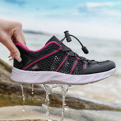 Women Men Aqua Shoes with Drainage Holes Creek River Tracing Shoes Amphibious Water Wading Upstream Outdoor Canyoning Camping