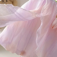 Adorable 0-24m Baby Girls Tulip Decor Bodysuit Summer Halter Sling
