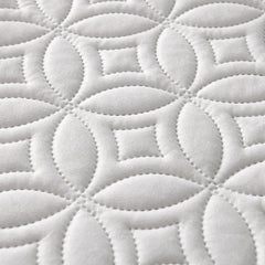 Ultrasonic Quilted Waterproof Antibacterial Mattress Protector Breathable Ultra Soft Noise Free 30CM Deep Pocket Fitted Sheet