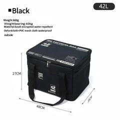 30l/42l/56l Insulated Waterproof Tactical Camping Bag Foldable Outdoor