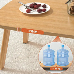 Folding Coffee Table  Small Coffee Tables for Living Room Portable Simple Modern Center Table for Small Spaces No Assembly