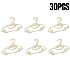 5-50pcs Baby Hangers Plastic Kids Clothes Storage Hanger for Nursery