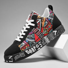 Breathable Sports Shoes, Skateboard Shoes, Men's Heart and Music