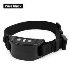 Dog Auto Anti-Bark Collar USB Rechargeable Training Collars Safety Static Shock Humane Electric Anti Bark Collars Pet Supplies