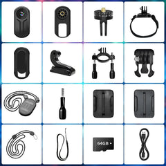 Outdoor Sports Camera 1080P Motorcycle Bike Filming Action Video Recording Body Cam