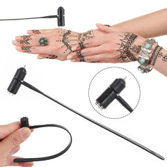 1PC 7 Star Needle Plum Blossom Dermal Hammer For Beauty Salons New Design Needle Massage Home Use Portable Needle Hammer