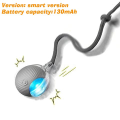 New Cat Interactive Ball Toy,Automatic Rolling Cat Ball Rechargeable,Smart Kitten Interactive Toy,Intelligent Balls Toy for Cat