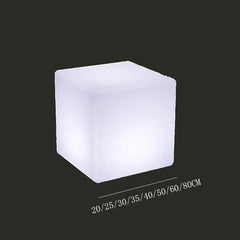 Luminous Cube Lamp Lawn Solar LED Outdoor Lighting Non Solar Lamp Outdoor Garden Decoration Outdoor Courtyard Light