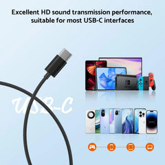 For Samsung Headphones USB Type C Earphones 3.5mm Headset With MIC Remote Control Earplugs For Galaxy S26 S25 S24 S23 S22 Ultra
