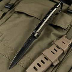 Folding Pocket Knife with Premium N690 Blade T6 Aluminum Handle Multi-Purpose Portable Utility Tool for Camping & Daily Carry