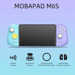 MOBAPAD Gamepad  M6/M6 HD Gemini 2 Game Controller,Joypad with Hall Joystick Left Right Handle Grip Console for Switch NS OLED