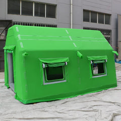 Inflatable camping tent  outdoor event trade show  glamping roof tent