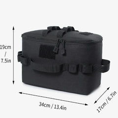 Outdoor Tactical Camping Picnic Foldable Portable Tool Storage Bag Camping Fishing Gear Organizer Bag