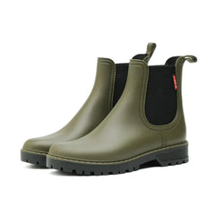 Women's short tube rain boots 2025 fashion new low top water shoes lightweight anti slip rain boots