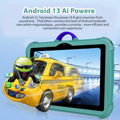 7 Inch Kids Tablet PC with Android 13 Quad Core 4GB RAM 64GB ROM