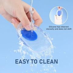 Silicone Gel Insoles Pain Cushion Bone Spurs Pain Relief Heel Cushion Thickened Soft Half Heel Insole Pad Height Increase