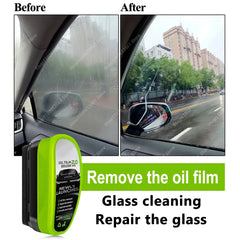 Car Oil Film Remover Sponge Brush - Auto Glass & Windshield Window Oil