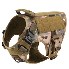 CANBOUN Tactical Military Vest Pet German Shepherd Golden Retriever Tactical Training Dog Harness And Leash Set For All Breeds D