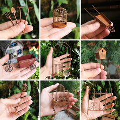Miniature Garden Fairies Figurines Resin Mini Fairy Statue Figure Fairy Garden Ornaments Decorations Accessories