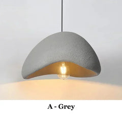 Nordic Wabi Sabi Ceiling Chandelier Modern Dining Table Pendant Lights E27 Home Decor Bedroom Living Room Loft Bar Hanging Lamps