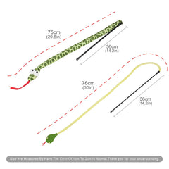 Tassel Snake Cat Teaser Stick Teasing Rod for Cats Toys Kitten Playing Scratch Pet Toy Wand