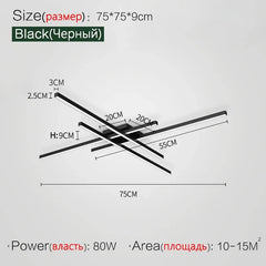 Ceiling light simple modern bedroom  atmosphere duplex villa hall Nordic lamps minimalist living room lamp room ceiling lights