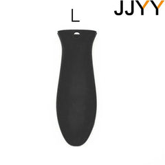 JJYY Pot Holder Handle Anti Slip High Temperature Resistance Potholder Silicone Skillets Grip Cover Anti-scald Kitchen Gadgets