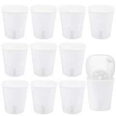 10 Pcs Self Watering Planter Lazy Hydroponic Flower Pot Plastic