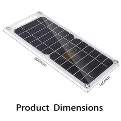 HOT SALE 20W Outdoor Solar Panel 5V 1.2A Portable Solar Photovoltaic For Charging Mobile Earphones Backpack With Buckle Hooks