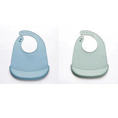 1-3pcs Baby Bib Adjustable Waterproof Bibs Babies Soft Edible Silicone