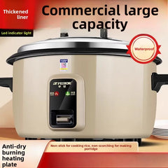 Large capacity 13L old-style rice cooker for 10-15-20 people, suitable for canteens, restaurants, and commercial use.