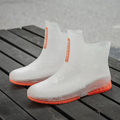 Fashion Outdoor Rain Boots Unisex Slip On Waterproof Rain Shoes New Working Shoes Fishing Boots Women Rain Boots Rubber Shoes
