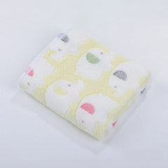 Cute Elephant Baby Blanket Newborn Swaddle Wrap Bedding Soft Warm Infant Quilt Coral Velvet Stroller Cover Babies Accessories