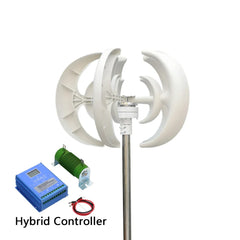 3000W Wind Turbie Generator 12V 24V 48V With Free MPPT Controller PV Solar Panel Off Grid System Free Energy 220V For Home