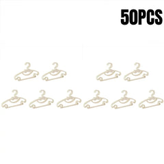 5-50pcs Baby Hangers Plastic Kids Clothes Storage Hanger for Nursery