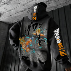 Dragon Ball Comics Co Branded Printed Hoodie Men's and Women's Autumn/Winter New Loose Casual Harajuku Parent-child Sweater Top