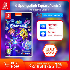 Nintendo Switch Game Deals -  SpongeBob SquarePants: The Cosmic Shake -  Support TV Tabletop Palm Game Mode