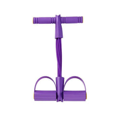 6 Tube Foot Pedal Resistance Band Elastic Pull Rope Abdominal Trainer Home Yoga Slim Leg Arm Back Fitness Workout Equipment