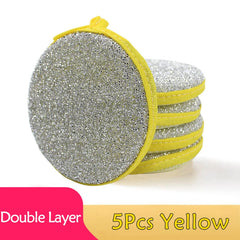 5/10/20pcs Double Side Dishwashing Sponge Dish Washing Brush Pan Pot