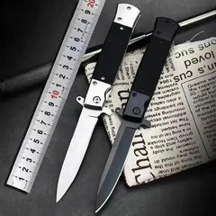 Portable Folding Utility Knife, High Hardness Stainless Steel for Fruit Cutting, Camping Prep & Everyday Tasks